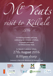 Mr Yeats Visit to Killala 2016