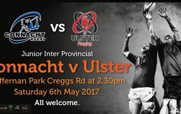 Ballina RFC hosts Junior Inter Provincial Match Saturday 6th May
