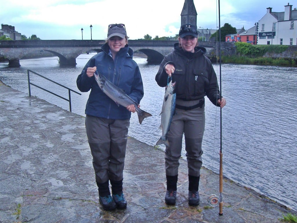 Sisters Dara & Bronagh Murphy from Dublin with their Ridge Pool catch