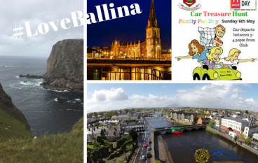 Ballina celebrates Mayo Day 2018 with a big splash of Green and Red