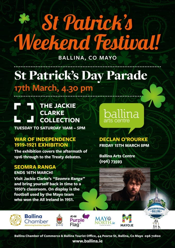 St Patrick's day festival events in Co Mayo 